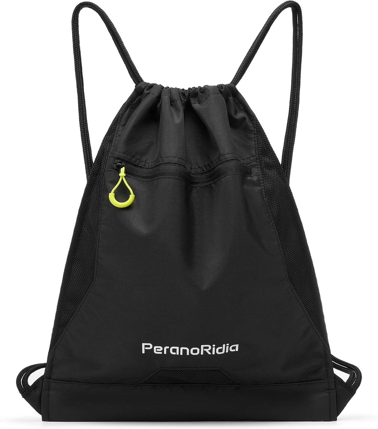 Sac de sport à cordon – pour femme, pour homme, format léger, résistant à l'eau, 36 × 45 × 7cm, gris