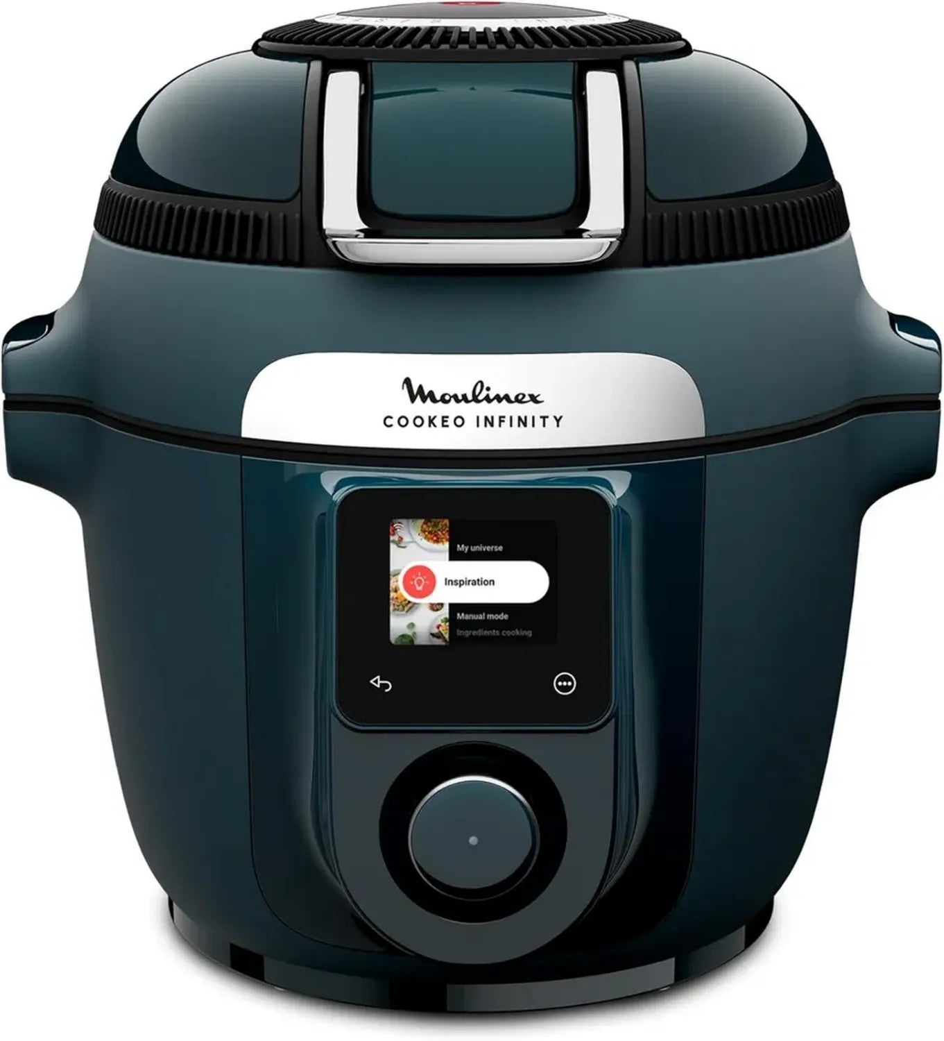 Moulinex Cookeo Infinity, Friteuse à air et multicuiseur, Sans mélangeur, 17 programmes intégrés, Bleu Trust