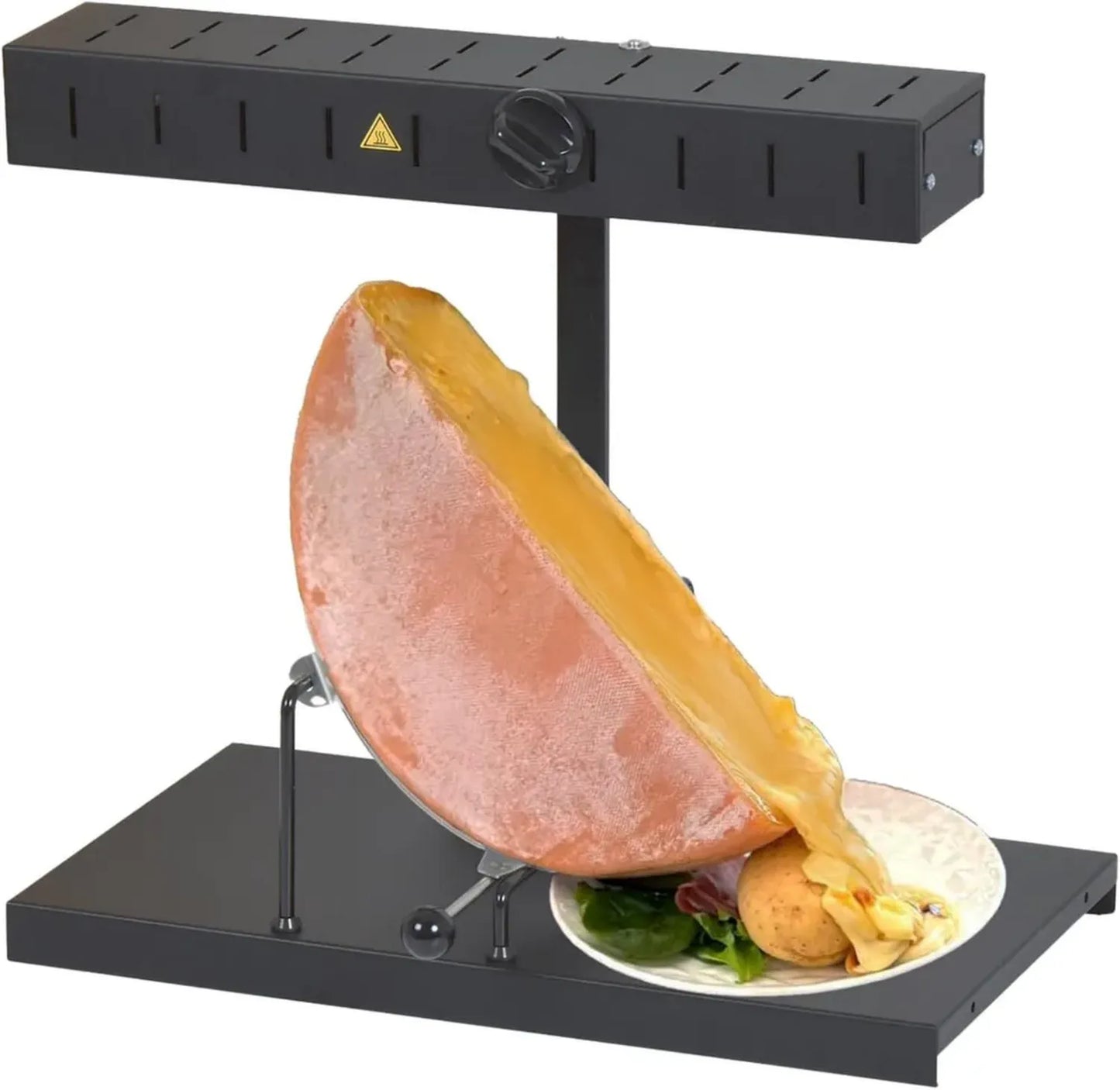 Appareil à Raclette Louis Tellier Basalte Noir - Capacité 6 à 10 Personnes - Chauffage Réglable 230V